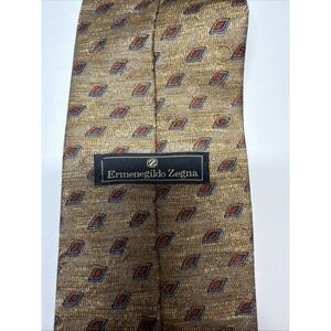 Ermenegildo Zegna Men's Tie Brown Color